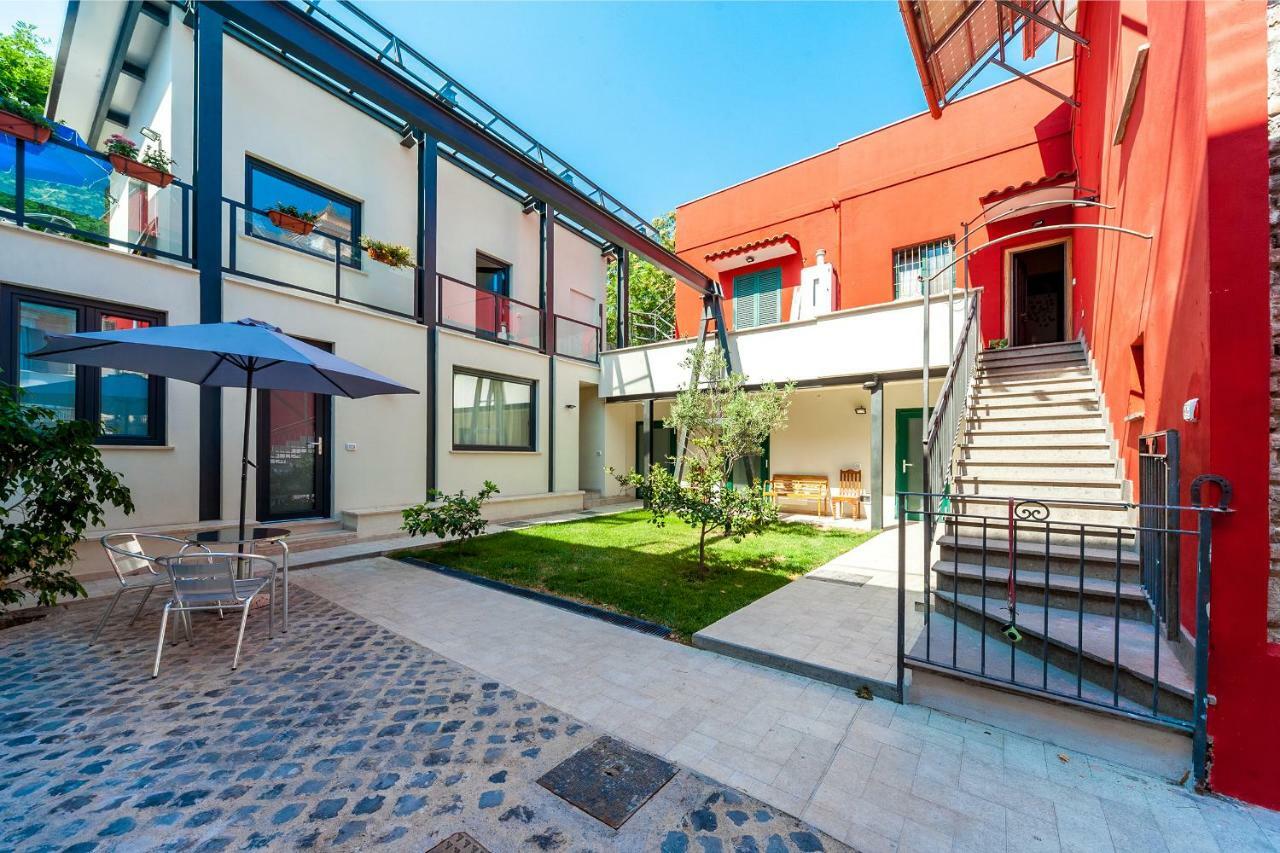 Ferienwohnung Il Giardino Dell'Argano Rosso Rom Exterior foto